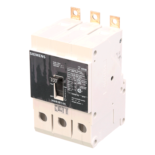 INTERRUPTOR TERMOMAGNÉTICO SIEMENS HGB 3P 60 a 100 AMPS